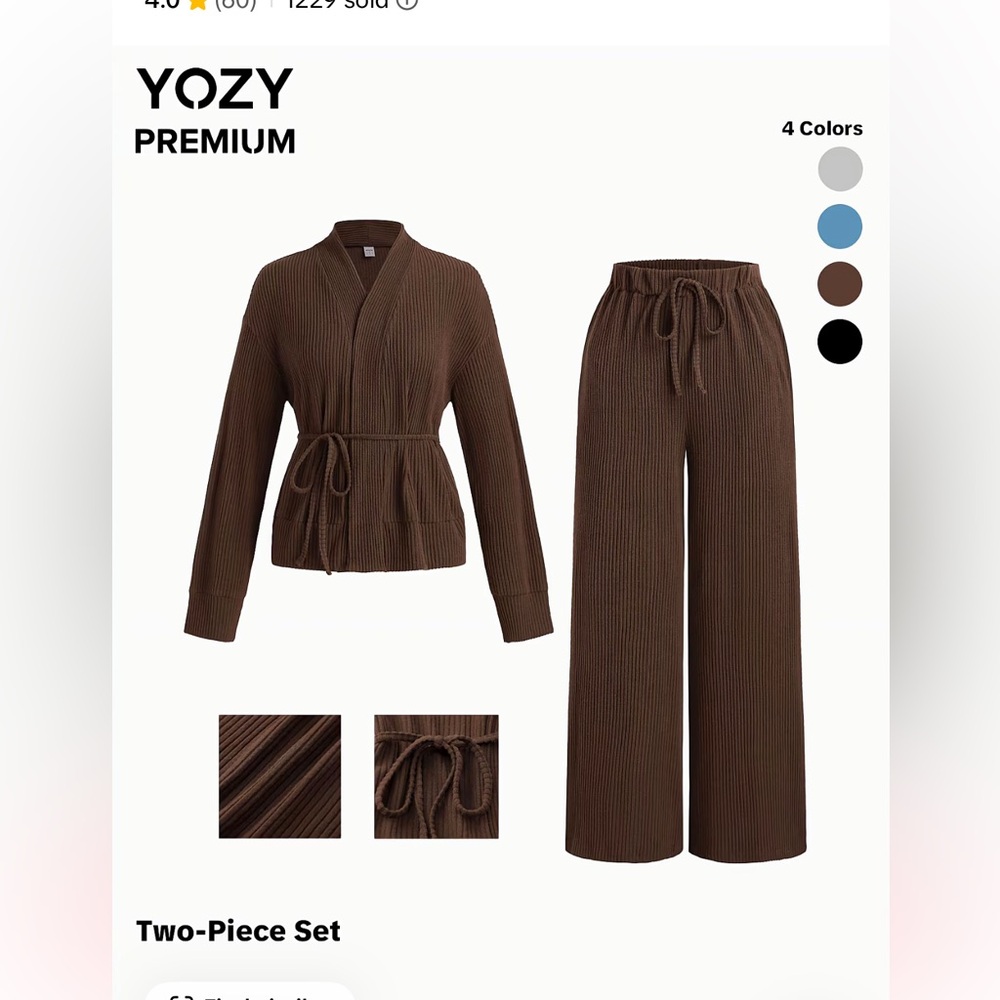 Yozy 2 piece Lounge set